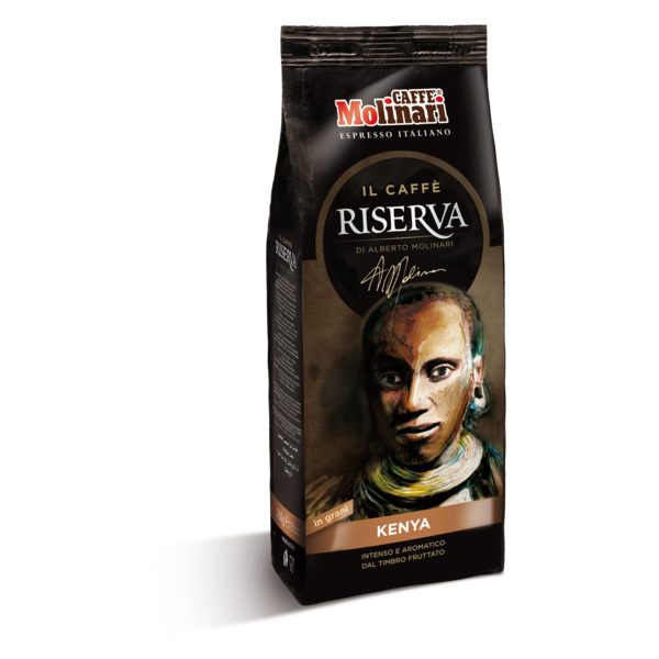 Кофе Molinari в зернах RISERVA "KENYA"/"Кения"/пакет (250гр)
