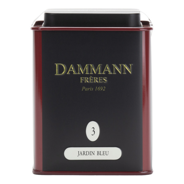 Чай черный ароматизированный DAMMANN Jardin Bleu/ Голубой сад, жестяная банка 100 гр