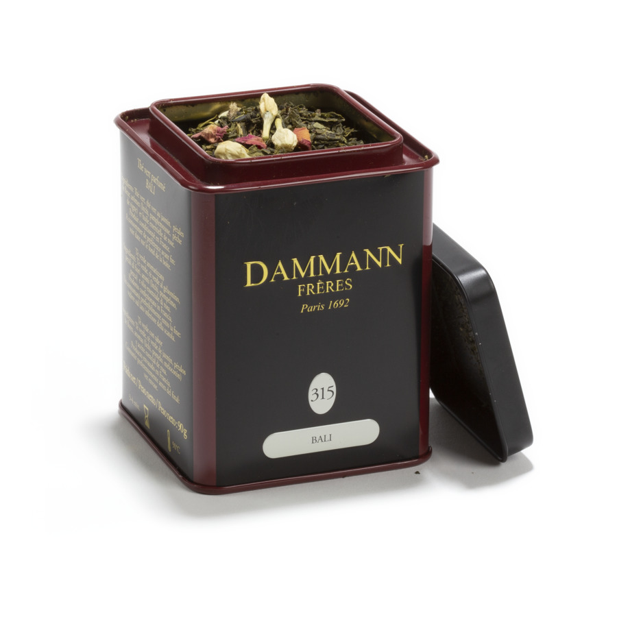 Чай зеленый ароматизированный DAMMANN Bali/Бали, жестяная банка 90 гр
