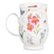 Кружка Dunoon Флористический дневник Ирис Саффолк 310 мл, фарфор костяной
