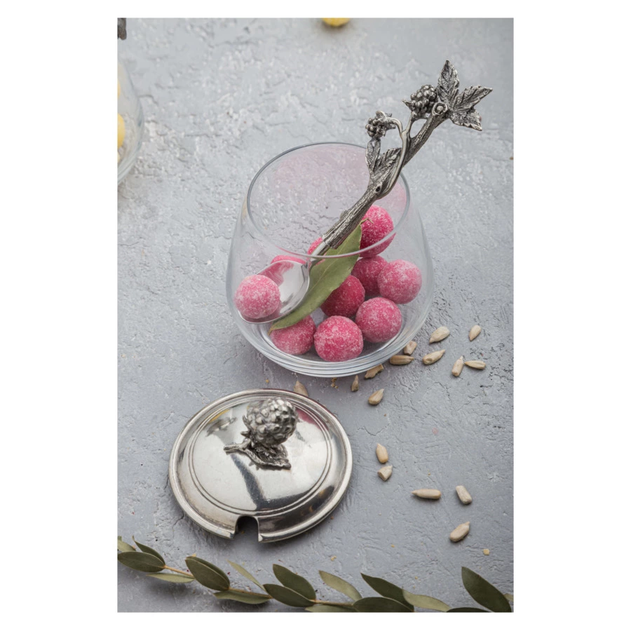 Банка для меда и джема с ложкой Vagabond House Ежевика 360 мл, стекло