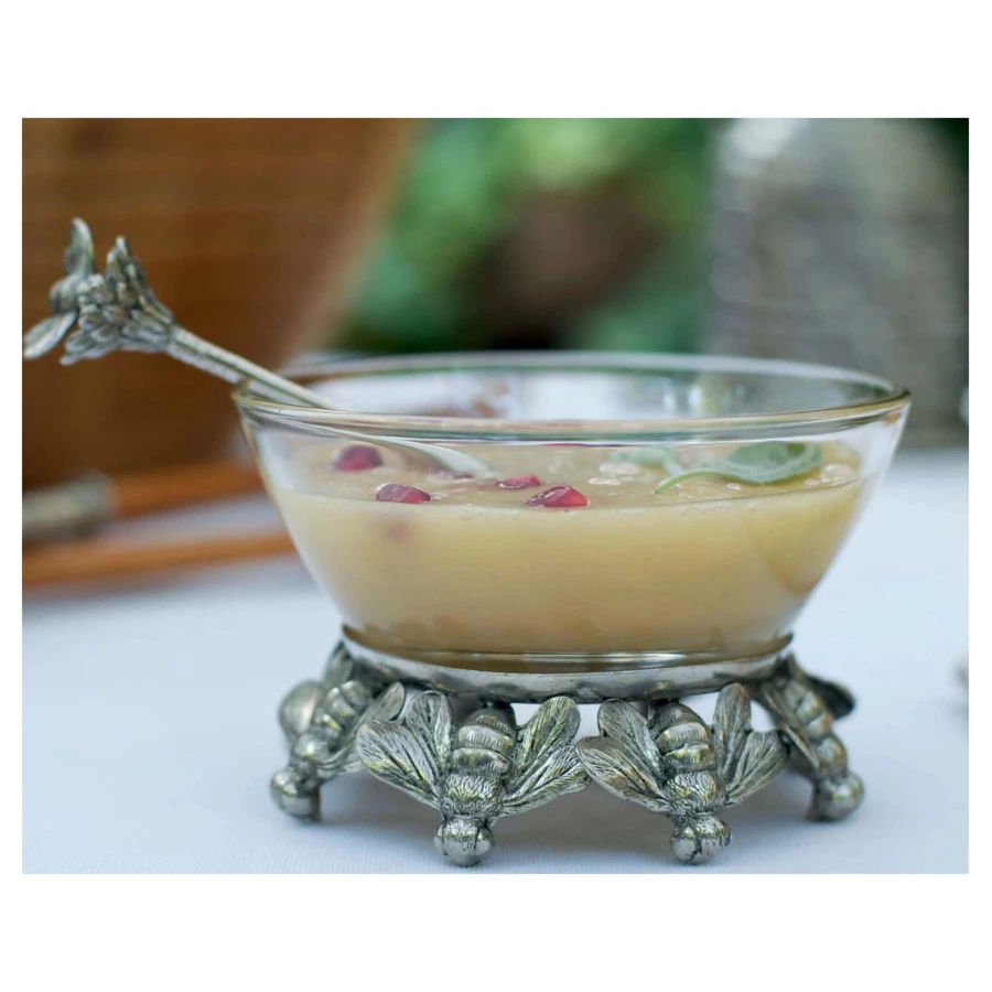 Конфетница Vagabond House Пчелы 13 см, стекло