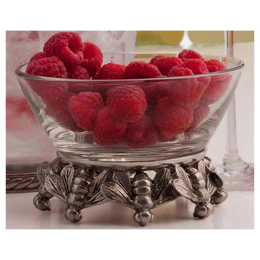 Конфетница Vagabond House Пчелы 13 см, стекло