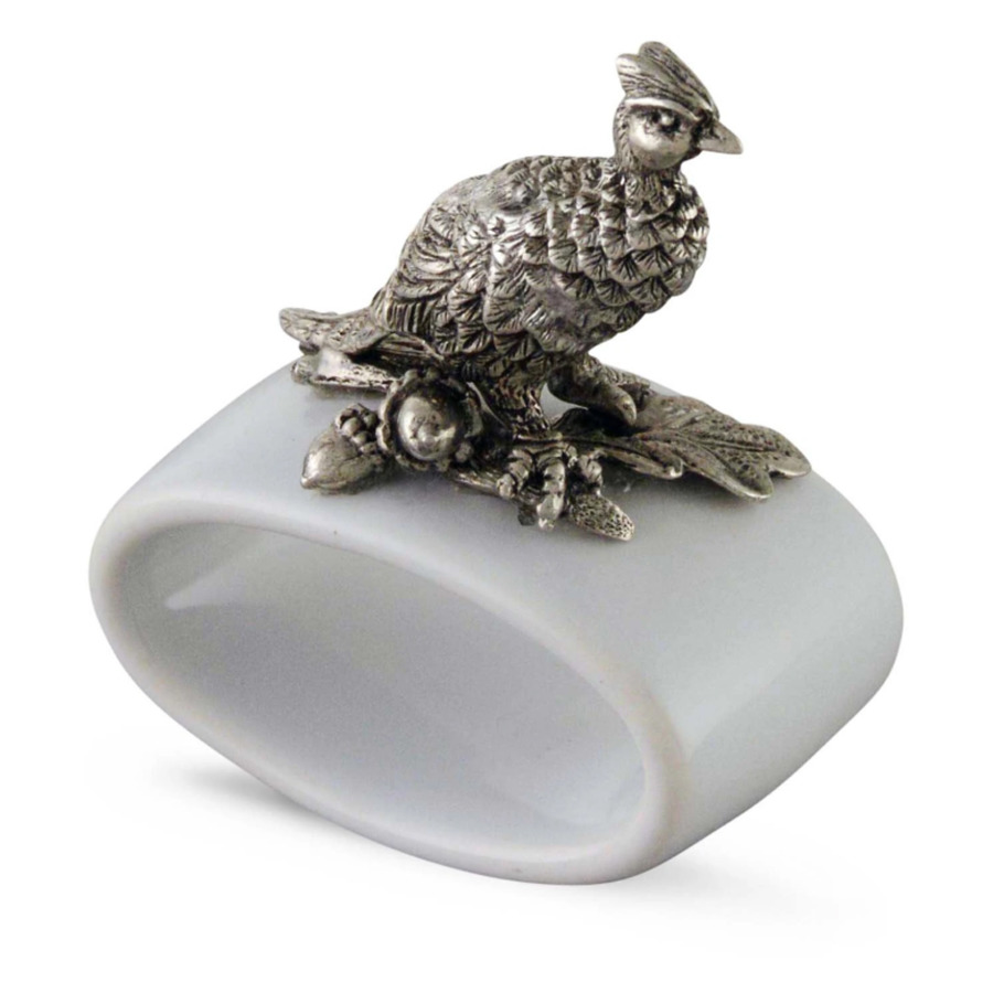 Кольцо для салфеток Vagabond House Фазан 6 см, керамика чаша для соуса и специй vagabond house птичья трель 10 см керамика