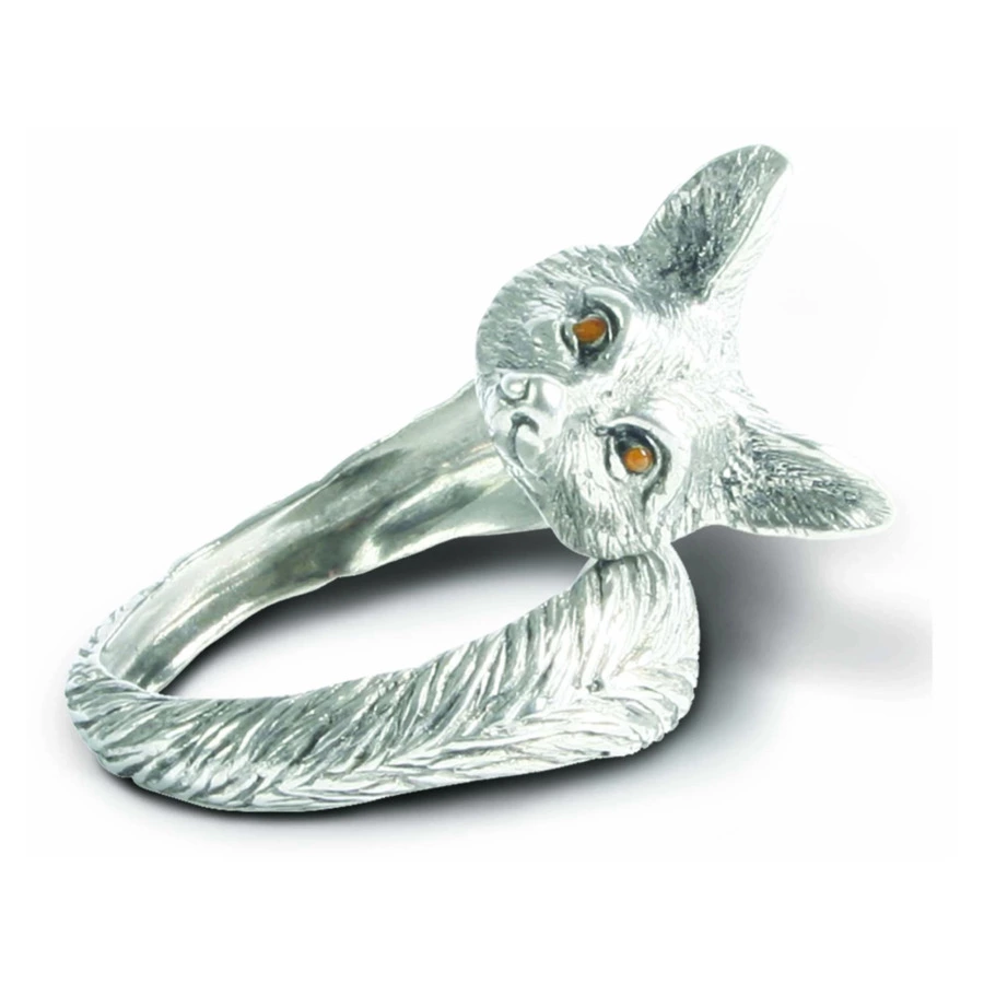 Кольцо для салфеток Vagabond House Лиса 6 см, олово