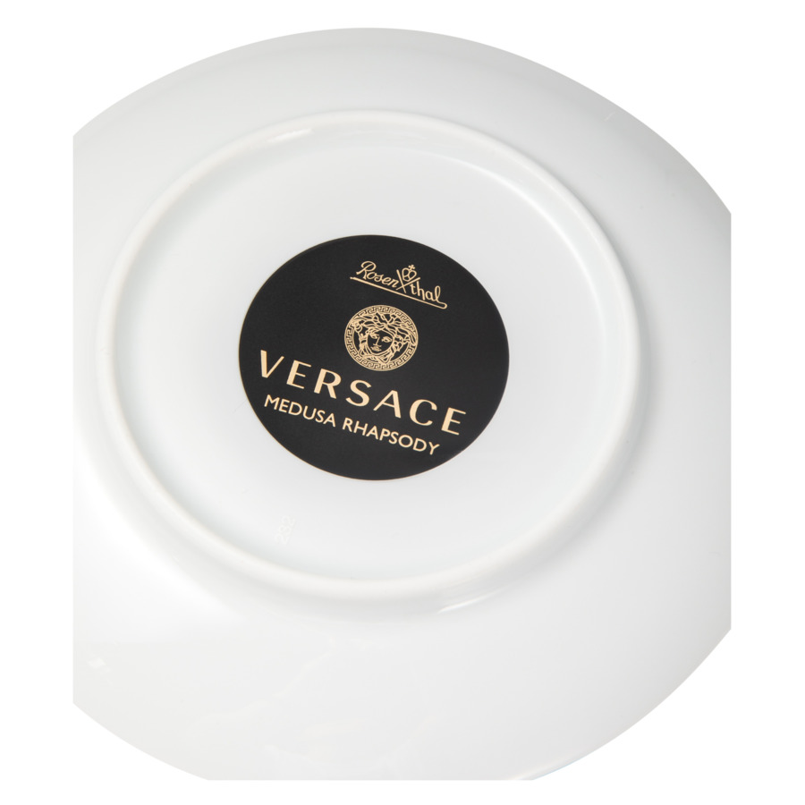 Чашка чайная с блюдцем Rosenthal Versace Медуза Рапсодия 200 мл, фарфор