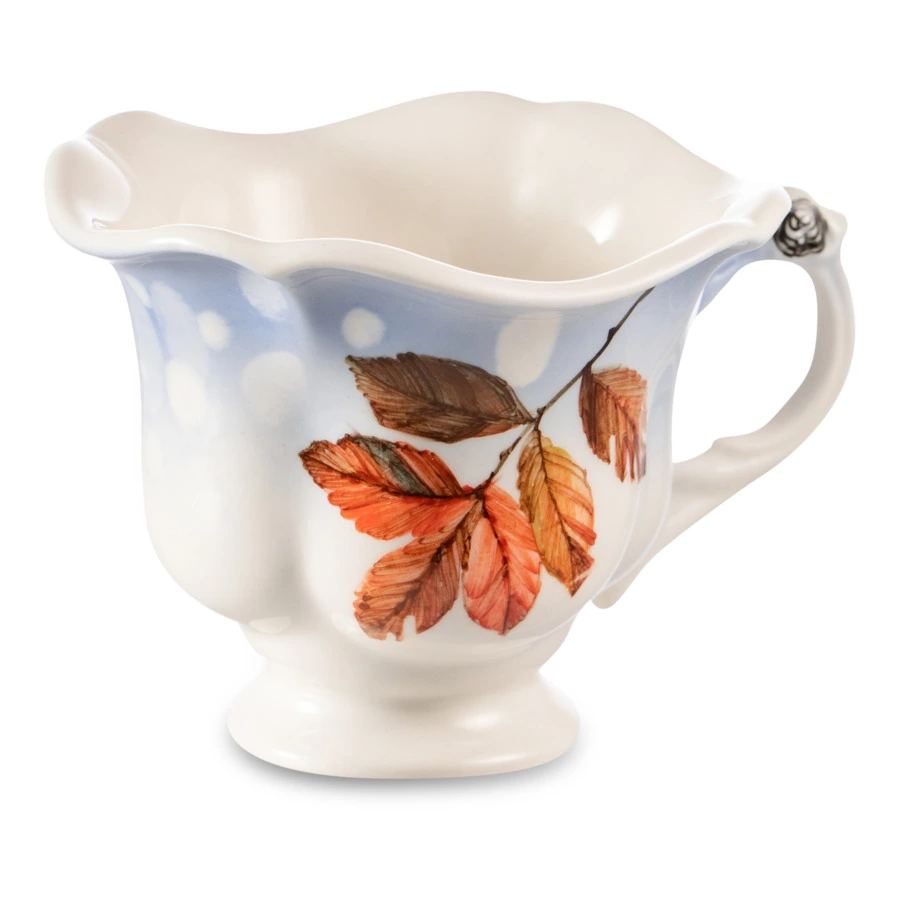 Сервиз Тет-а-Тет Терра керамос Снегири, фарфор, подглазурная роспись