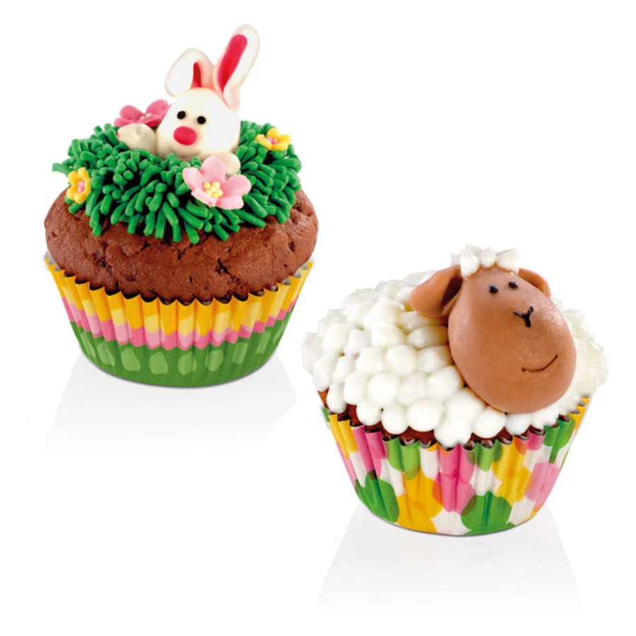 Набор формочек для кексов Tescoma Весна 6 см, 60 шт, бумага