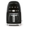 Капельная кофеварка SMEG DCF02BLEU 1050 Вт, кувшин 1,25 л, с подогревом, черный