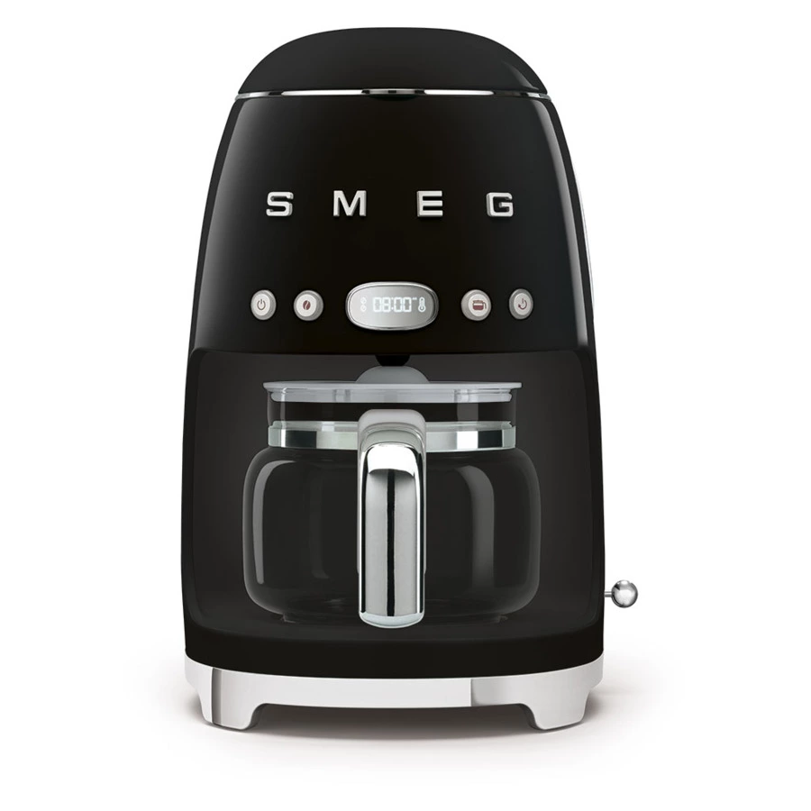 Капельная кофеварка SMEG DCF02BLEU 1050 Вт, кувшин 1,25 л, с подогревом, черный