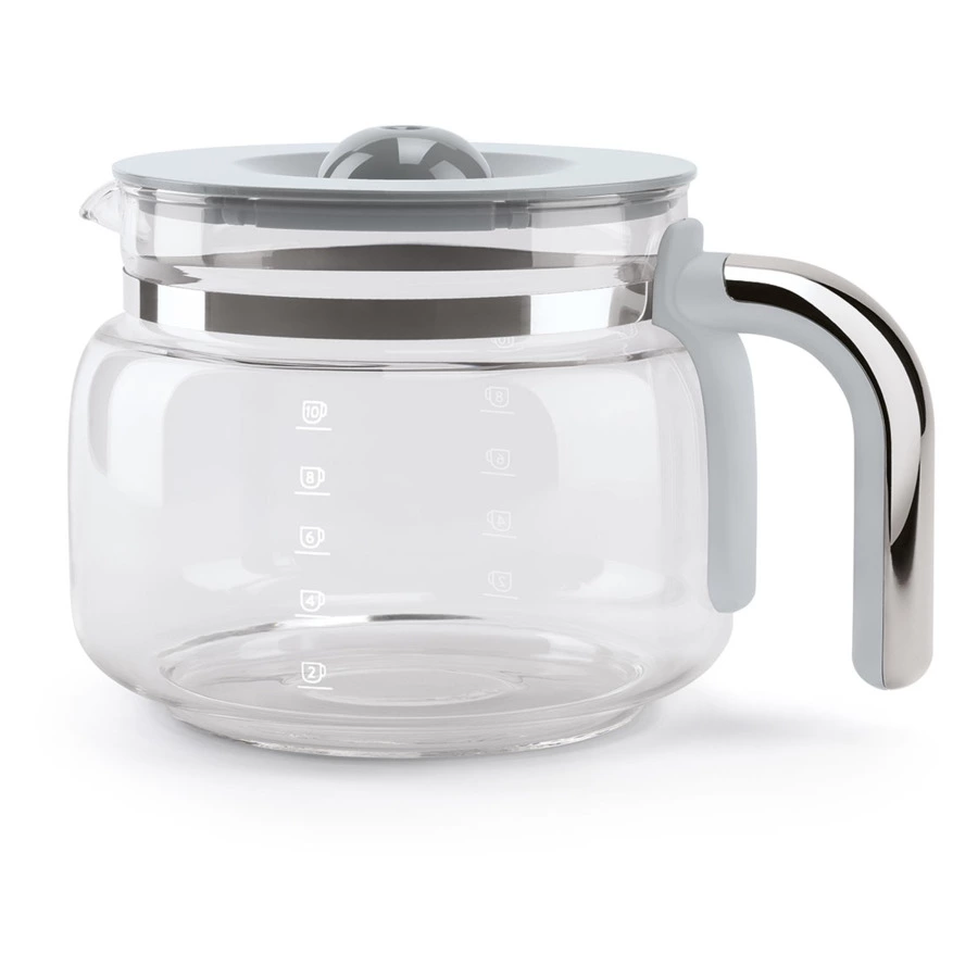 Капельная кофеварка SMEG DCF02BLEU 1050 Вт, кувшин 1,25 л, с подогревом, черный