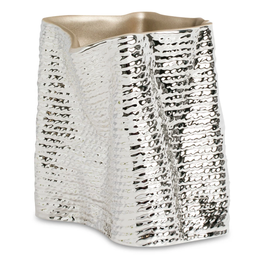 Ваза Argenesi Vesta 17 см, керамика, песочный