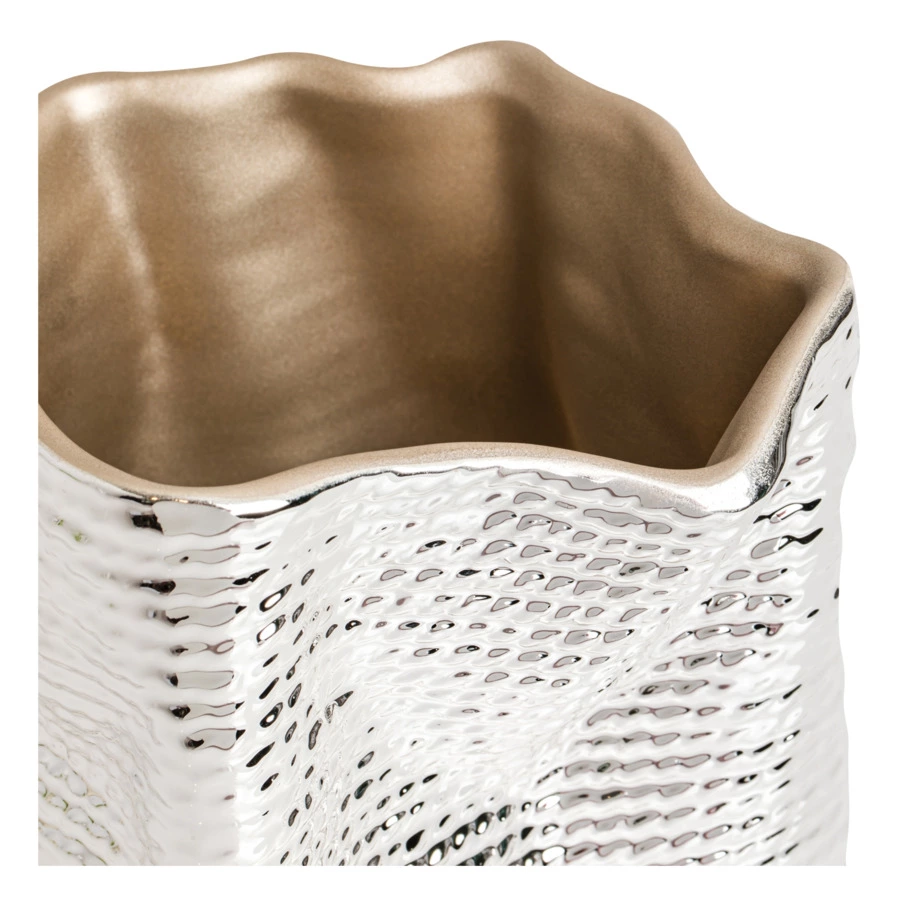 Ваза Argenesi Vesta 17 см, керамика, песочный