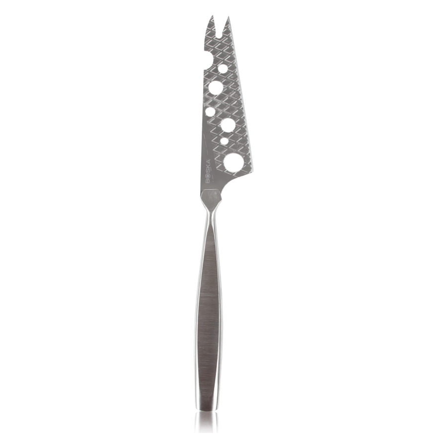 Нож для мягкого и полутвердого сыра Boska Монако+ 24х3,3х0,8 см, сталь нержавеющая нож для мягкого и полутвердого сыра boska монако 24х3 3х0 8 см сталь нержавеющая
