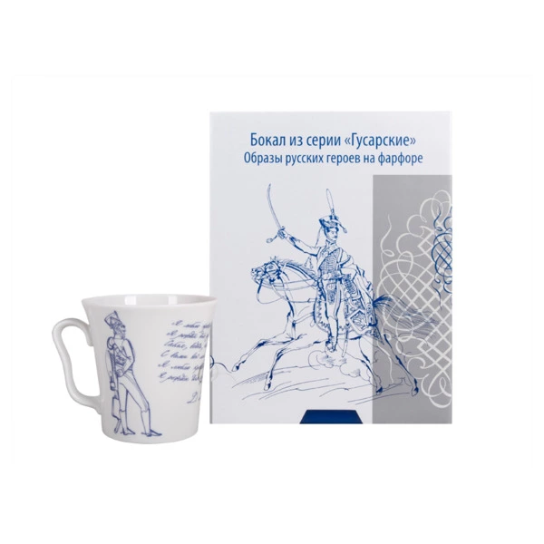 Кружка ИФЗ Ленинградский Золотой век 360 мл, фарфор твердый