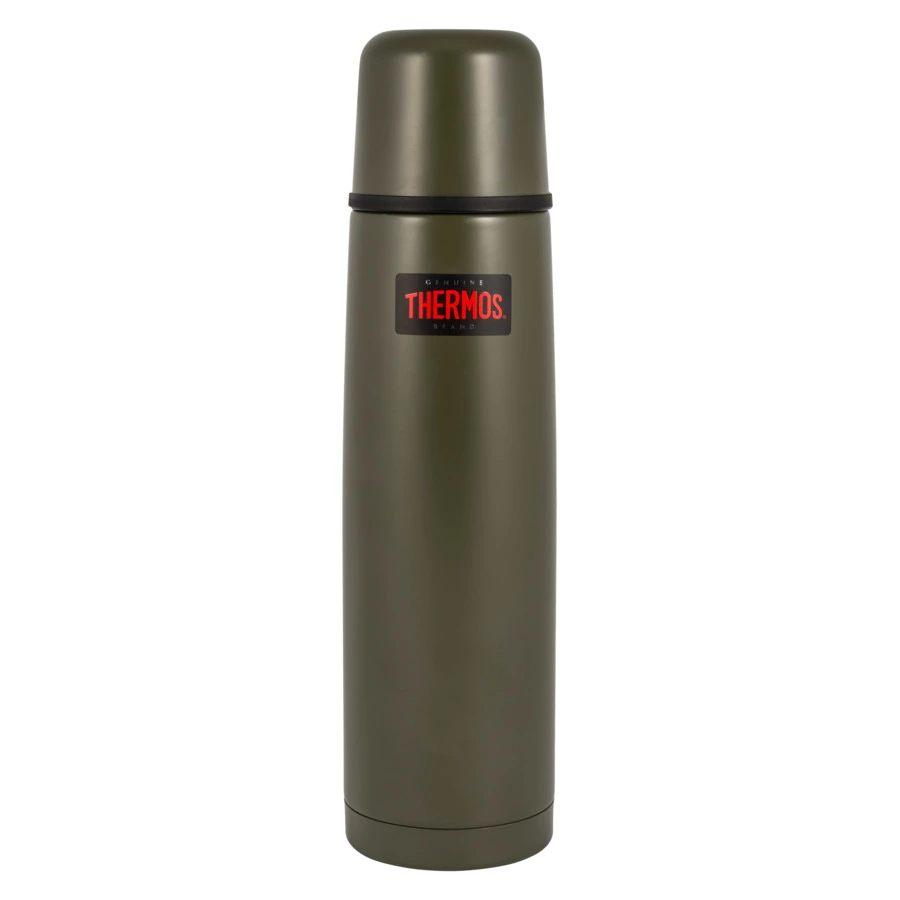 Термос THERMOS FBB-1000AG, 1 л, сталь нержавеющая, зеленый, п/к (673473)