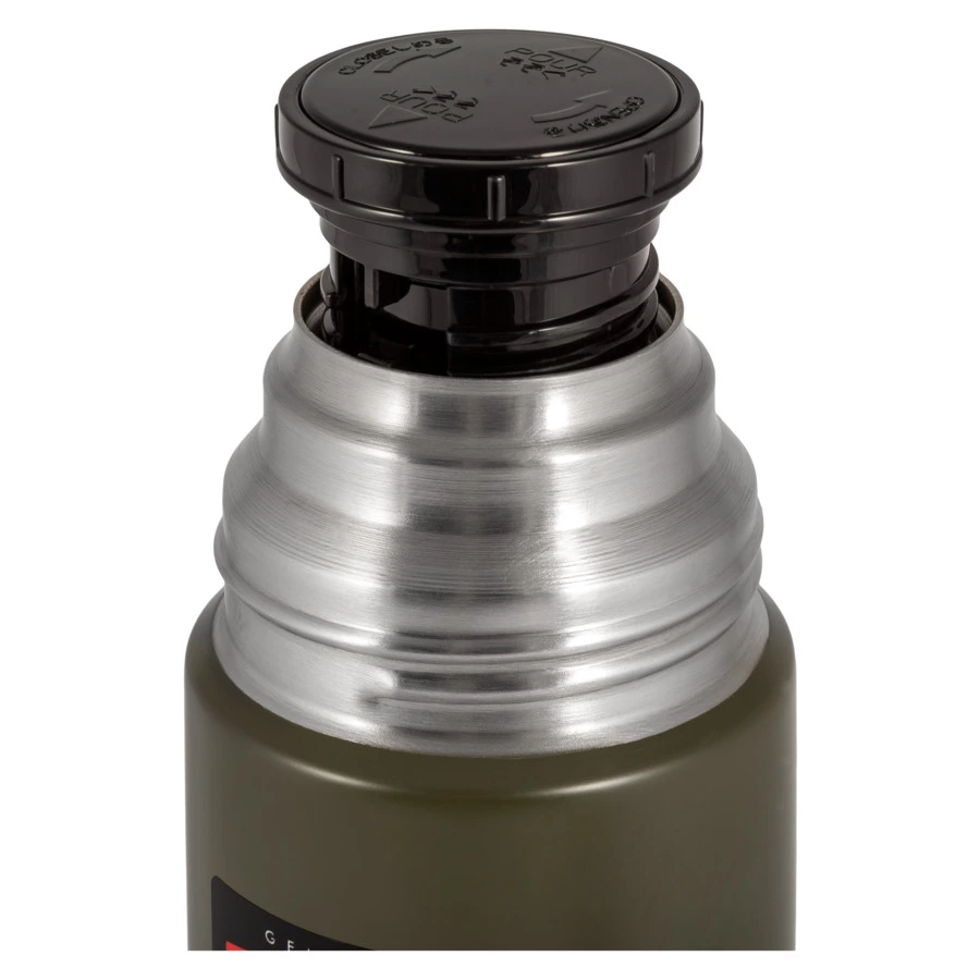Термос THERMOS FBB-1000AG, 1 л, сталь нержавеющая, зеленый, п/к (673473)