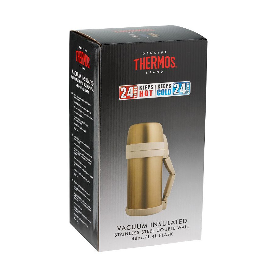 Термос Thermos FDH, 1,4 л, сталь нержавеющая, серебристый, п/к (923639)