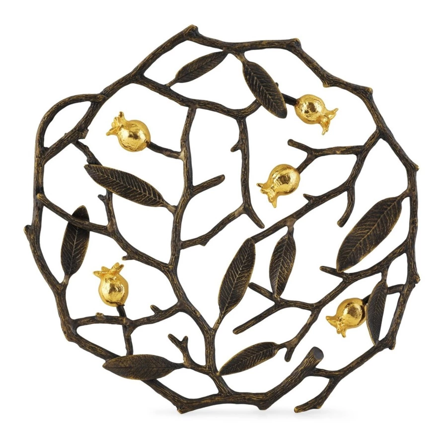 Подставка под горячее Michael Aram Гранат 23 см, латунь