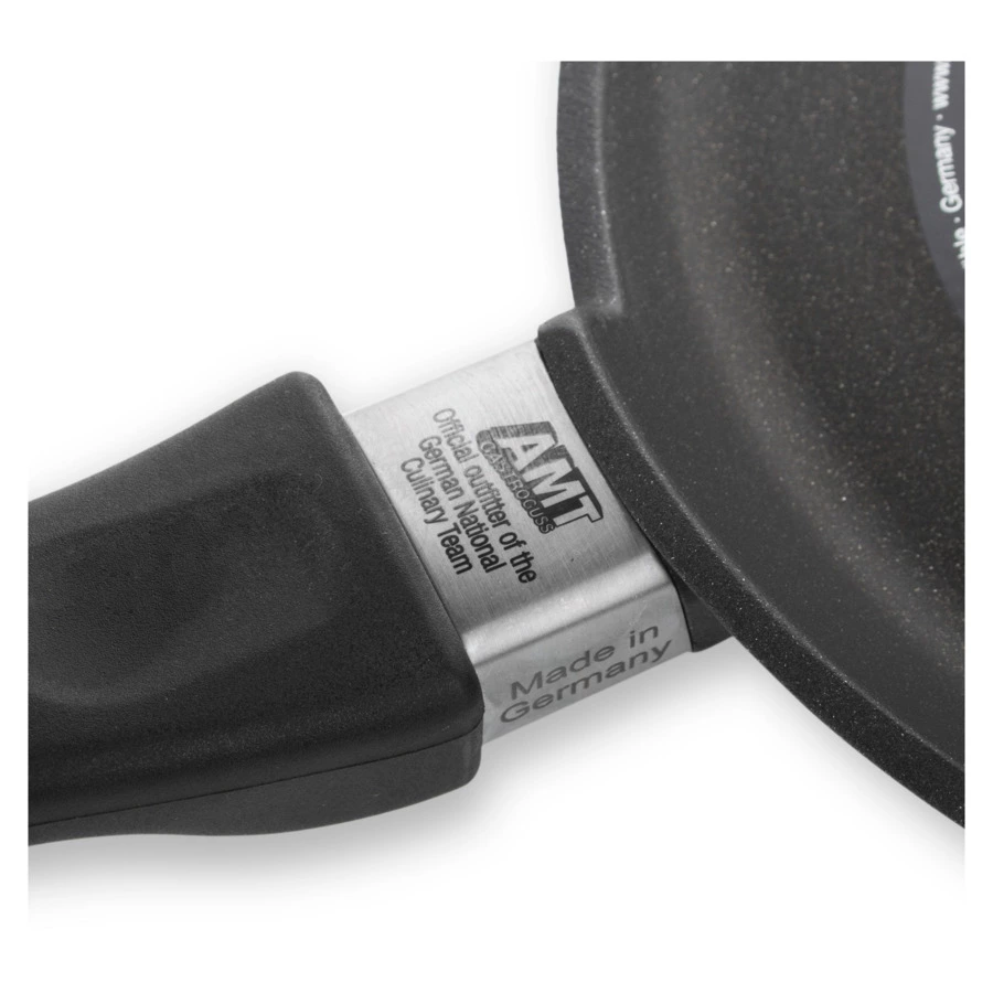 Сковорода антипригарная для блинов с фиксированной ручкой АМТ Frying Pans 24х1 см , алюминий литой