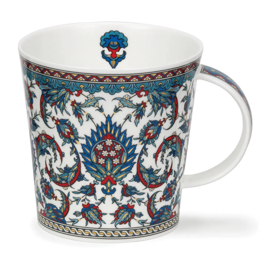 Кружка Dunoon Амара Кернгорм 480 мл, фарфор костяной, бирюзовая