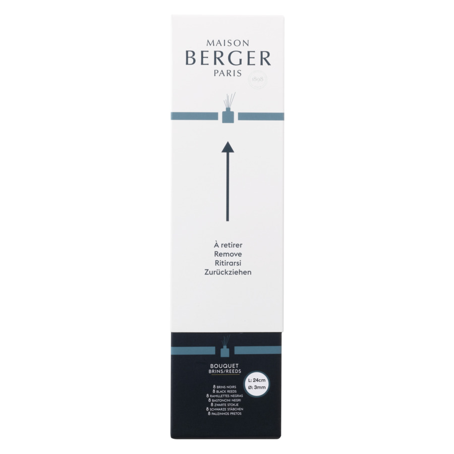 Палочки лавсановые Maison Berger 24 см, 8 шт, черный