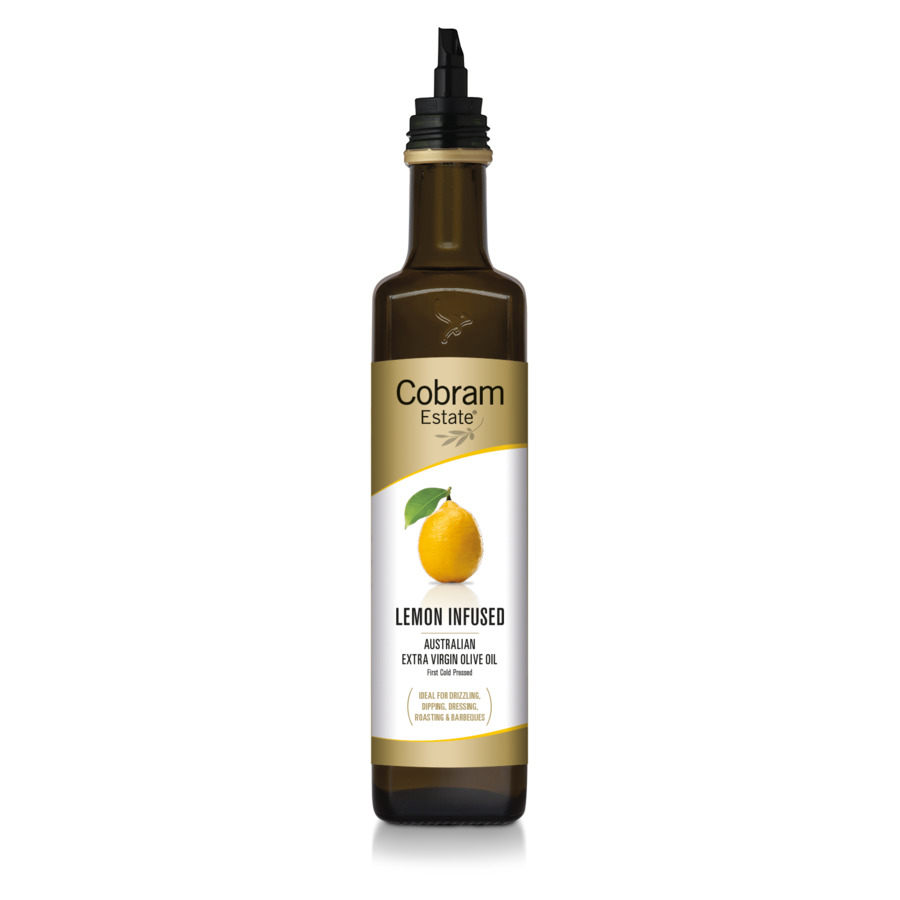 Масло оливковое с ароматом лимона Cobram Estate Lemon infused 250 мл olivo premium extra virgin olive oil 250ml