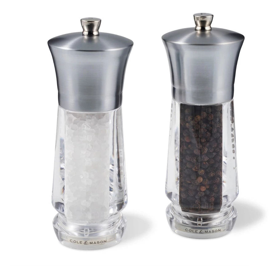 Набор мельниц для соли и перца Cole & Mason "Exford Nicke" 16см 2шт