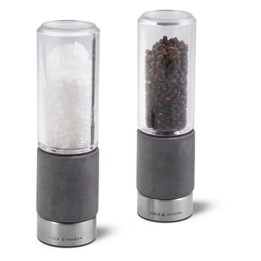 Набор мельниц для соли и перца Cole & Mason Regent Concrete 18 см, 2 шт, акрил