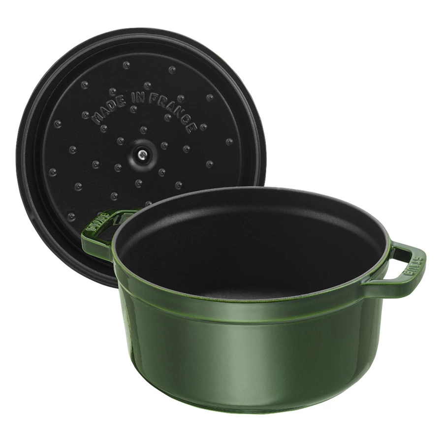 Кокот Staub La Cocotte 20см, 2,2 л, чугун, зеленый базилик