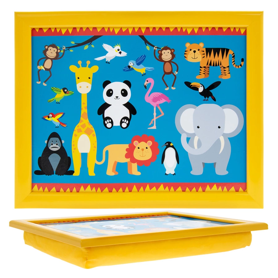 Поднос с подушкой детский Leonardo Зоопарк 35х28см