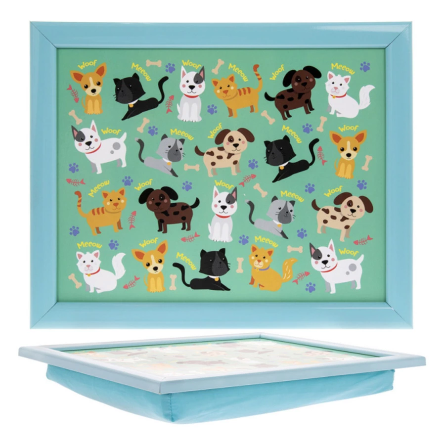 Поднос с подушкой детский Leonardo Щенки и Котята 35х28см