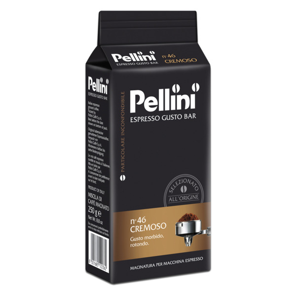Кофе молотый Pellini Espresso CREMOSO №46 250 гр, пачка