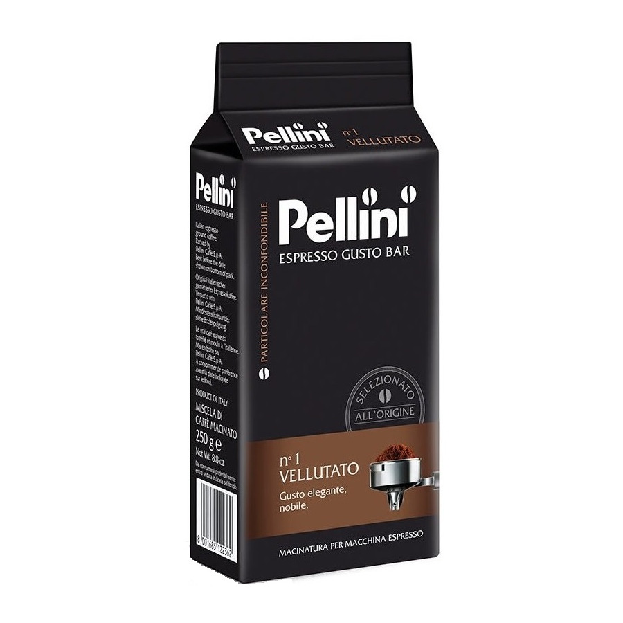 Молотый кофе Pellini Espresso VELLUTATO №1 250 гр кофе молотый carraro crema espresso 250 гр картон