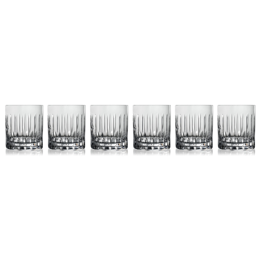 Набор стаканов для виски Cristal de Paris Люксор 310 мл, 6 шт, хрусталь