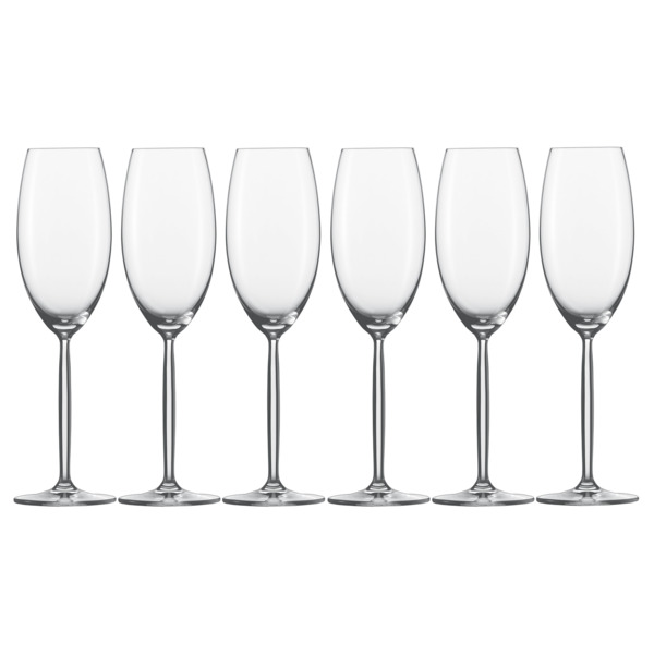 Набор бокалов для шампанского Zwiesel Glas Дива 293 мл, 6 шт