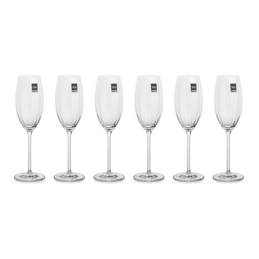 Набор фужеров для шампанского Zwiesel Glas Призма 290 мл, 6 шт набор фужеров для шампанского verbelle 348 мл 6 шт 121407 zwiesel glas