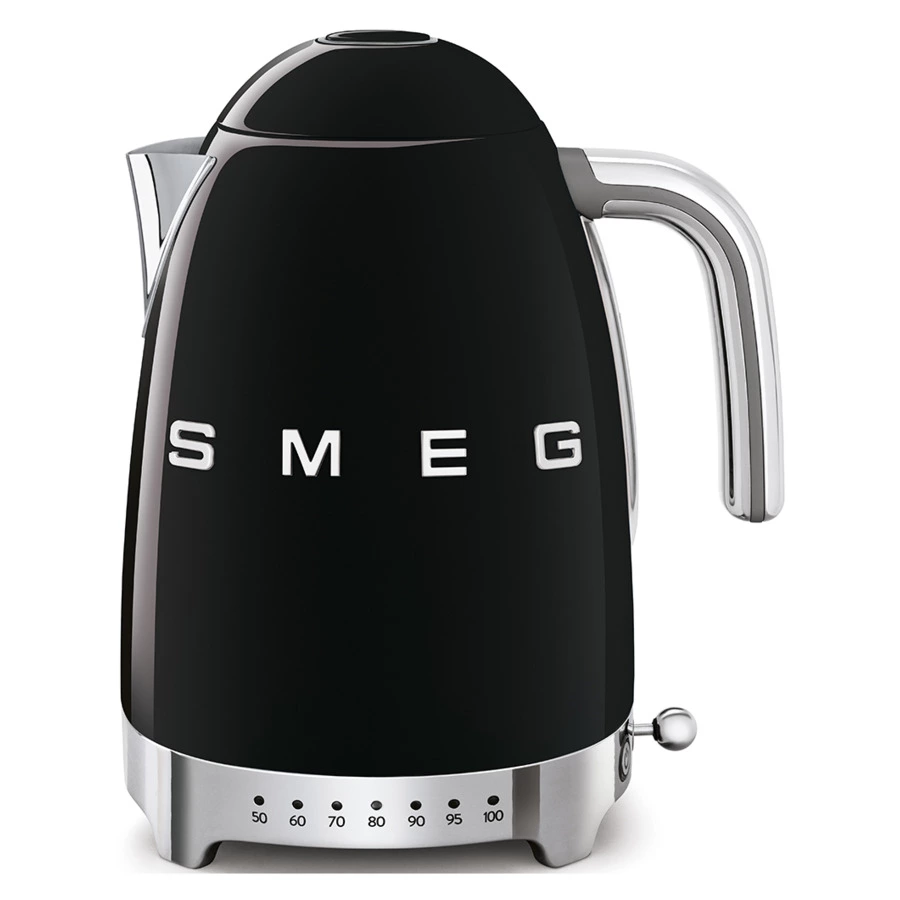 Чайник с регулировкой температуры SMEG KLF04BLEU 1,7 л , черный