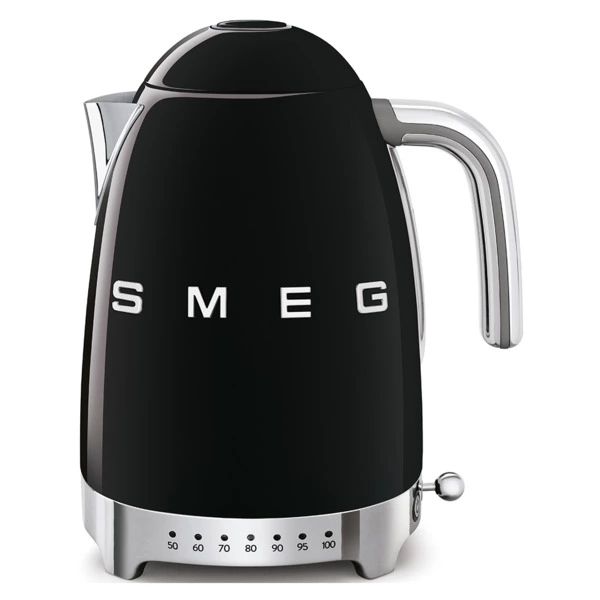 Чайник с регулировкой температуры SMEG KLF04BLEU 1,7 л , черный