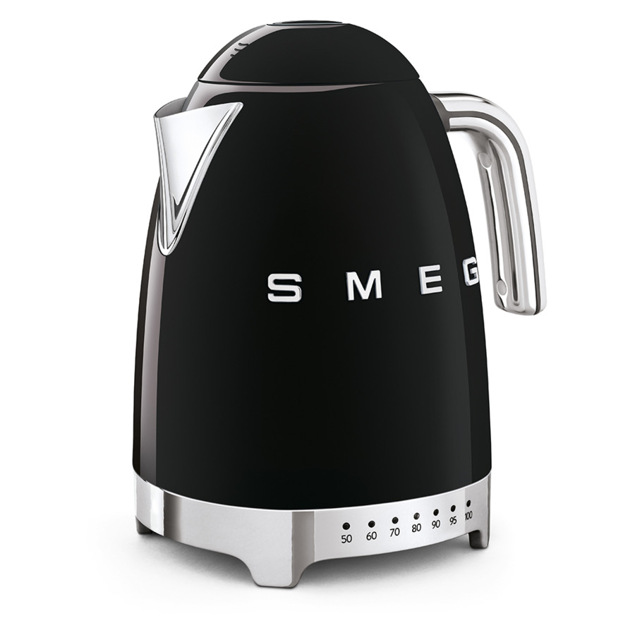 Чайник SMEG KLF04BLEU, с регулировкой температуры 1,7л , черный