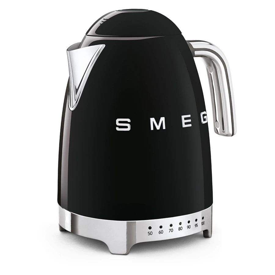 Чайник с регулировкой температуры SMEG KLF04BLEU 1,7 л , черный