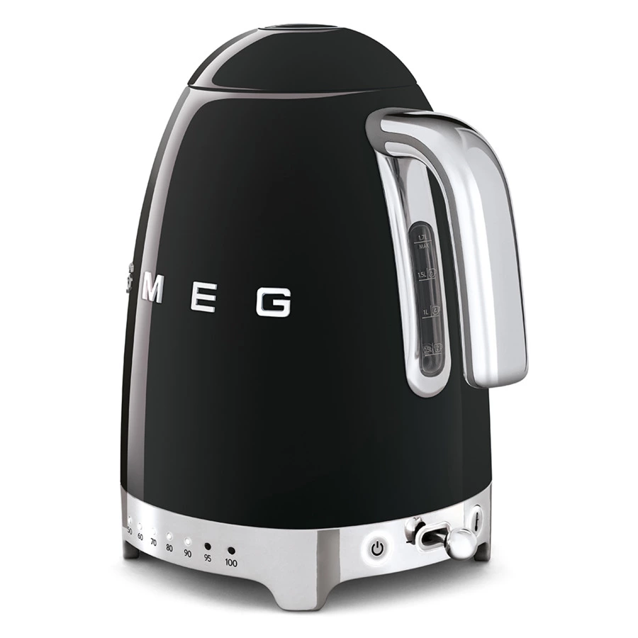 Чайник с регулировкой температуры SMEG KLF04BLEU 1,7 л , черный