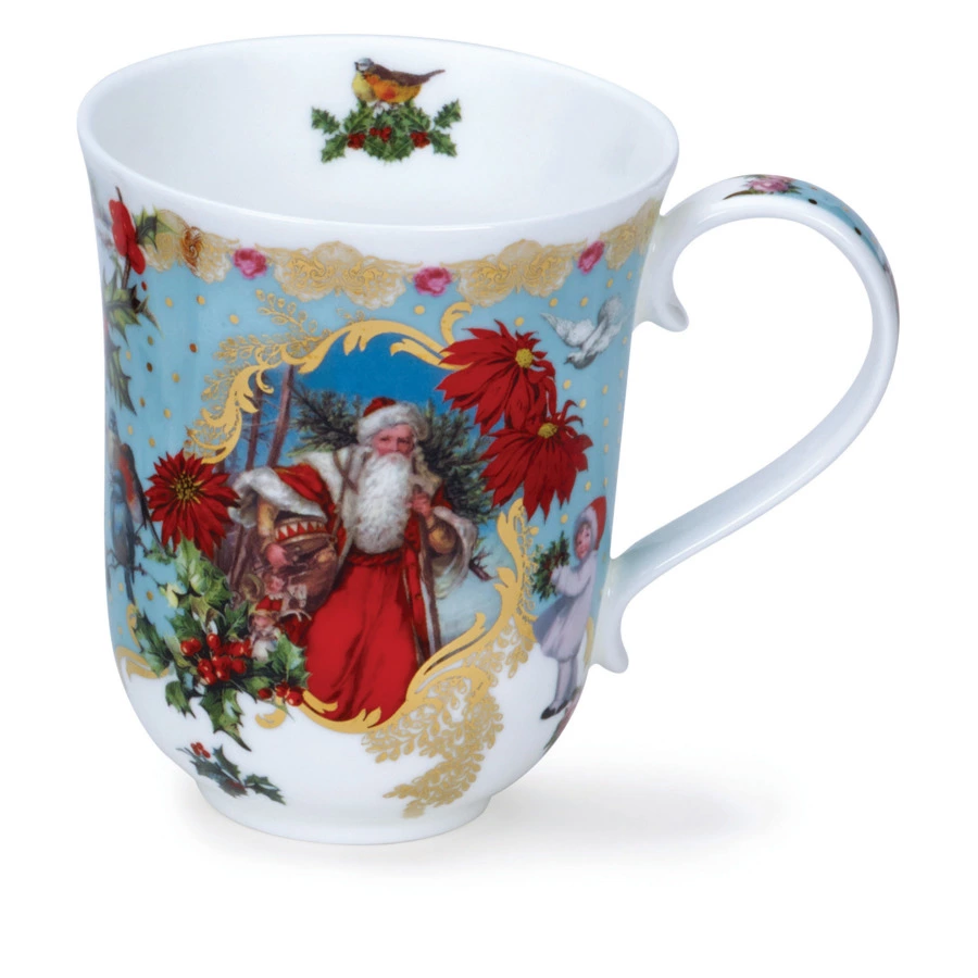 Кружка Dunoon Винтажный Санта Бремор 330 мл, фарфор костяной
