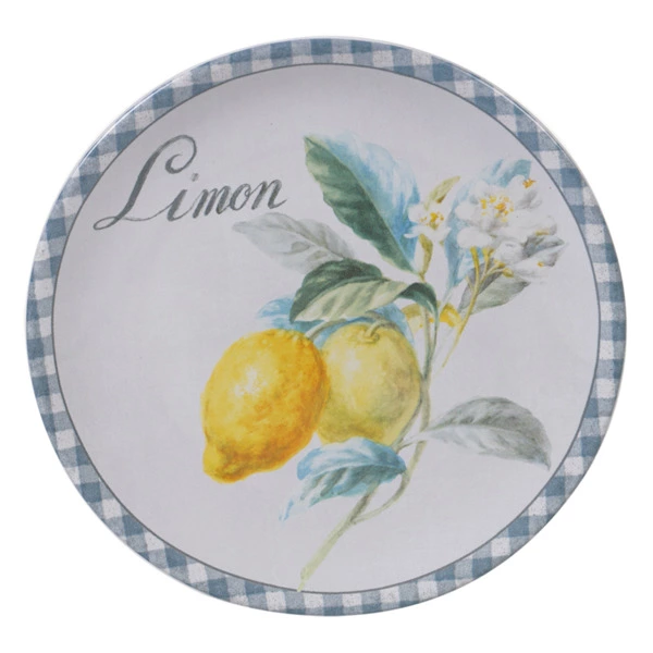 Тарелка закусочная Certified Int. Лимоны 23 см, керамика, Limon
