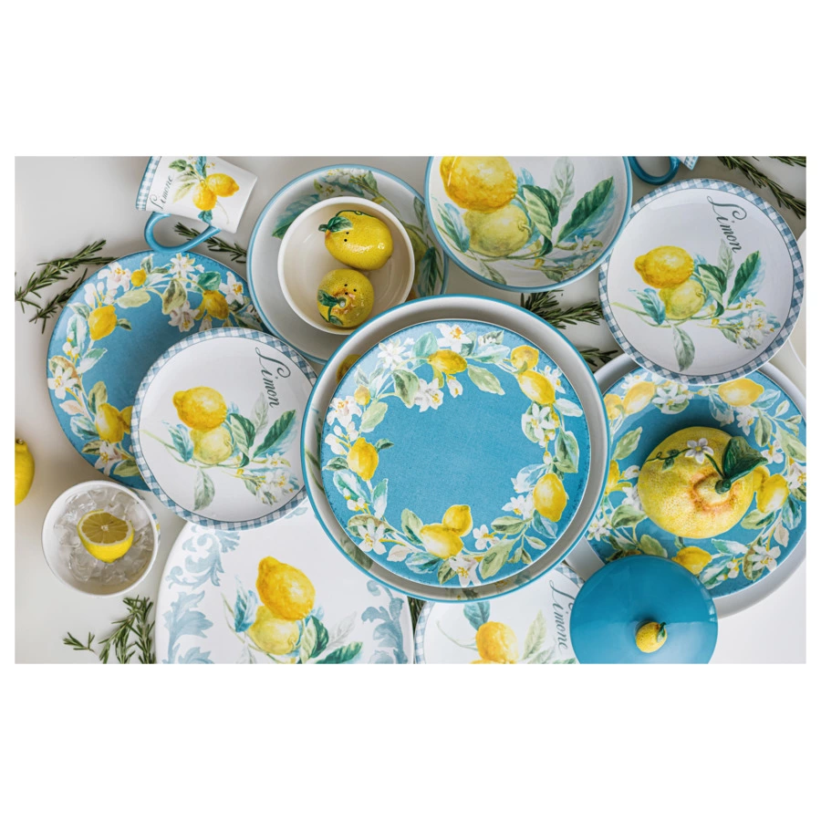 Тарелка закусочная Certified Int. Лимоны 23 см, керамика, Limon