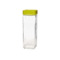 Контейнер квадратный для сыпучих продуктов Glasslock 1,3л, зеленая крышка