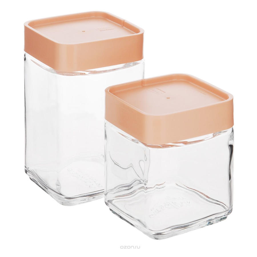 Набор контейнеров для сыпучих продуктов Glasslock 2шт. (500 и 700мл) набор контейнеров glasslock gl 545