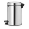 Бак для мусора с педалью Brabantia NewIcon Н26,4 см, 3 л, стальной полированный