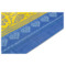 Скатерть прямоугольная Яковлевский Жаккард Бабочки 170х240см синяя с желтой каймой, полулен