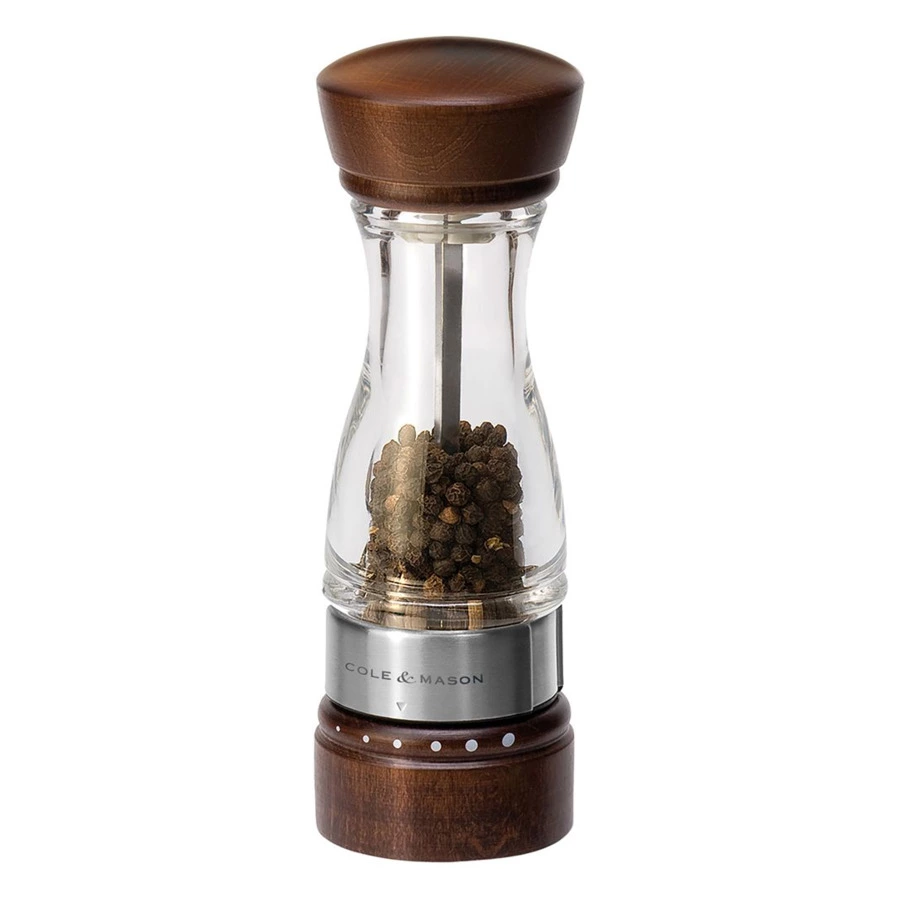 Мельница для перца Cole & Mason Keswick 18см, темное дерево